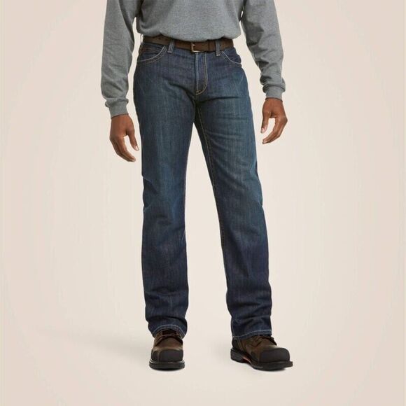 NWT Ariat FR Jeans M4 Relaxed Boot Cut Work Cat 2 2112 Flame Resistant Men 44x30